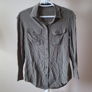 Allsaints army green shirt